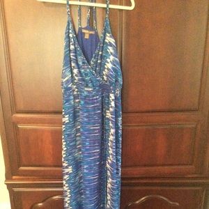 Blue maxi dress